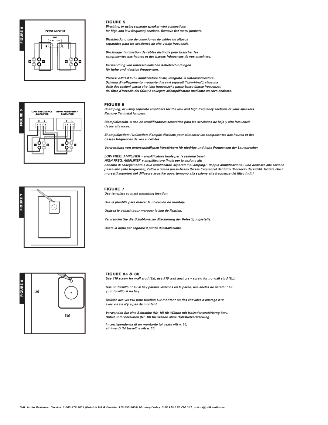 Polk Audio RM40, RM30 owner manual 