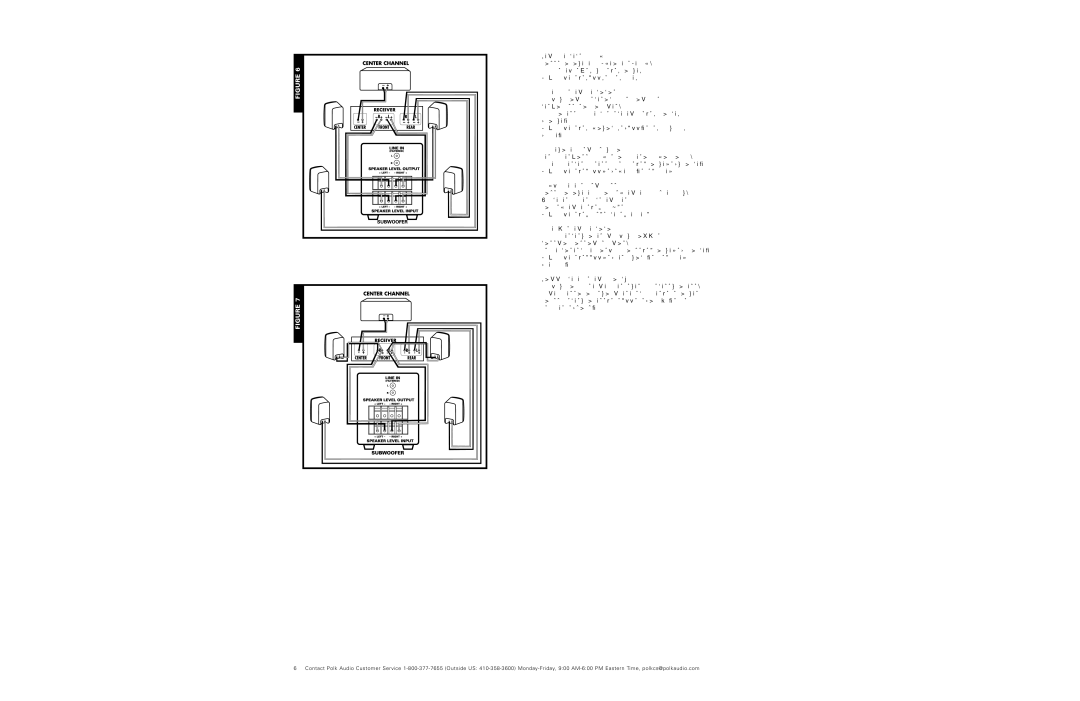 Polk Audio RM6800 manual 1,ÊÈ, 1,ÊÇ 