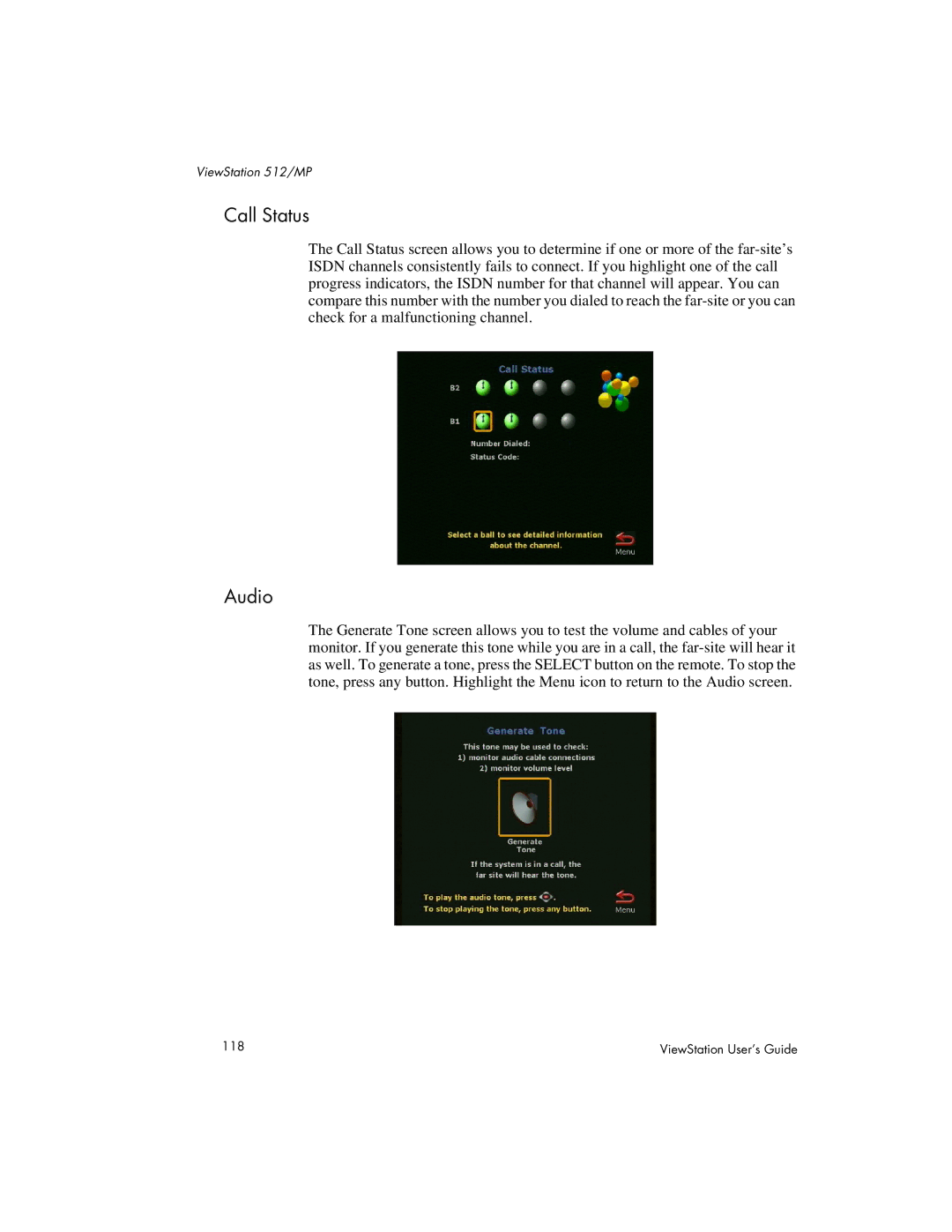 Polycom 512, 128, MP manual 118 