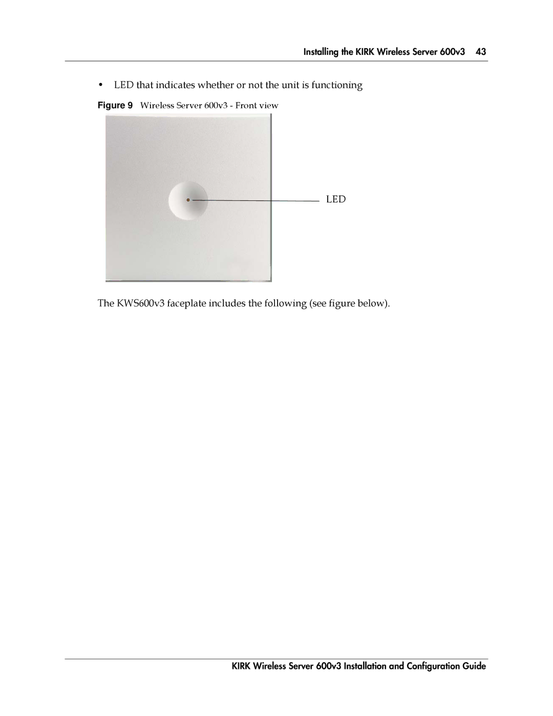 Polycom 14117800 manual LED that indicates whether or not the unit is functioning 