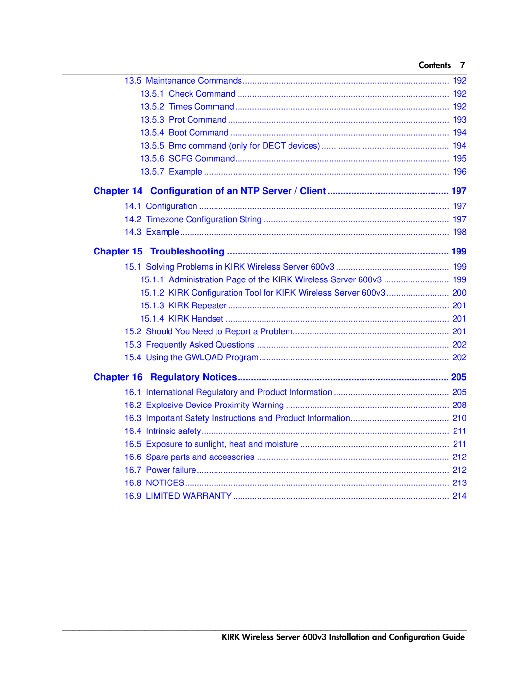 Polycom 14117800 manual Configuration of an NTP Server / Client 197 