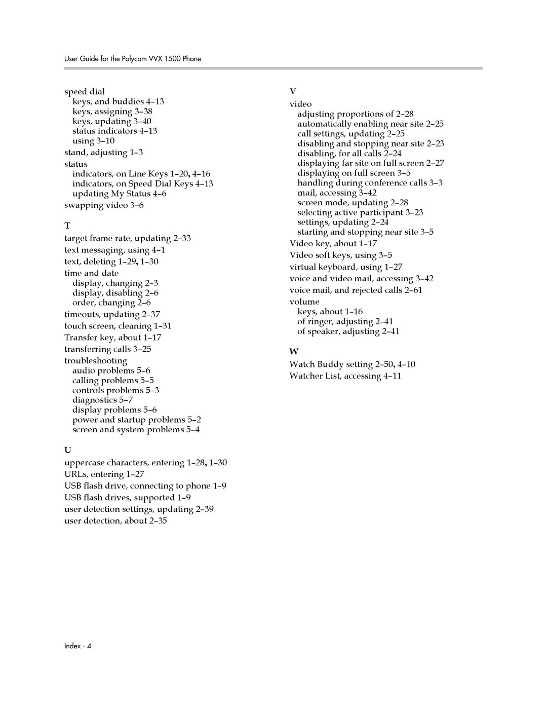 Polycom manual User Guide for the Polycom VVX 1500 Phone 