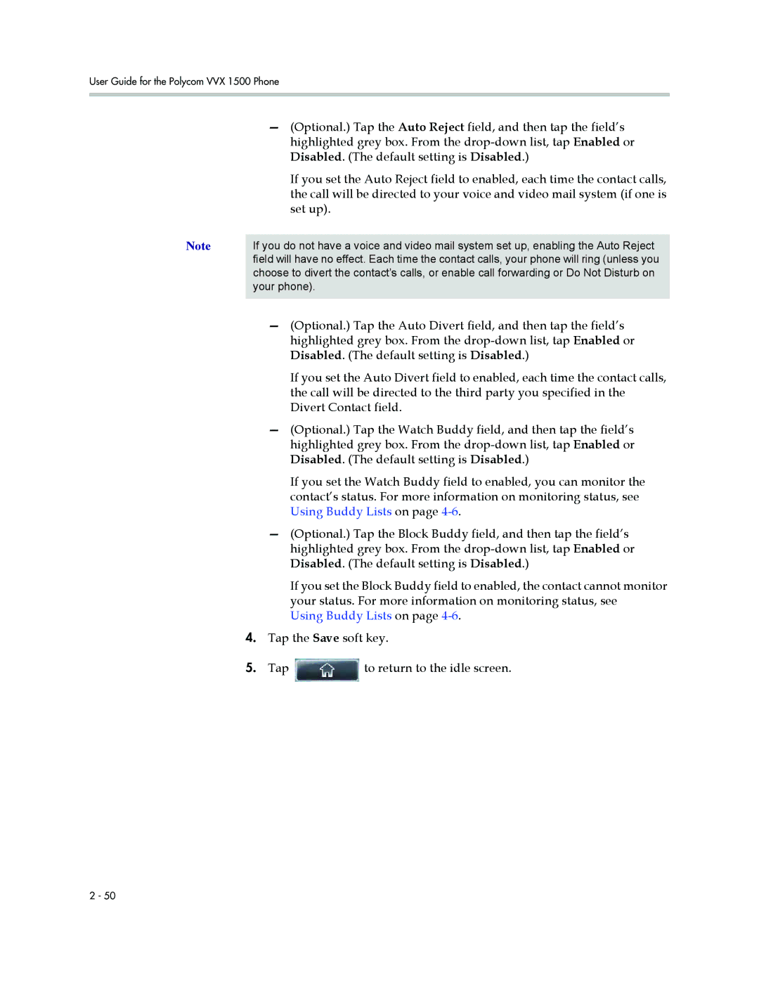 Polycom 1500 manual Call will be directed to the third party you specified, Divert Contact field 