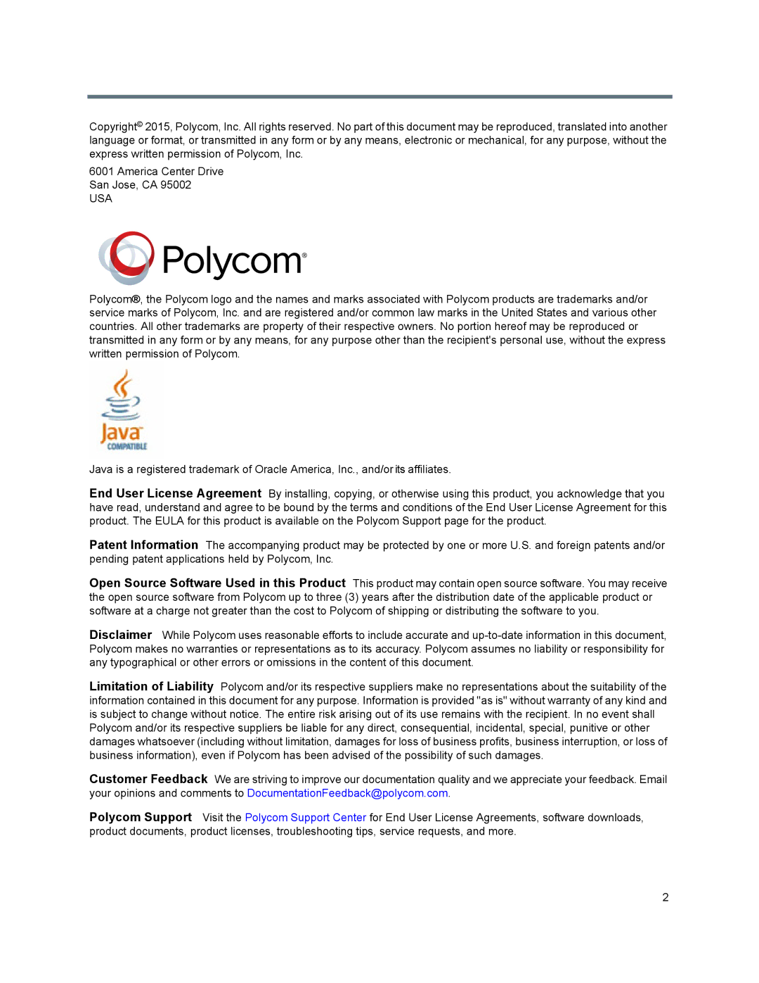 Polycom 1500/1800/2000/4000 manual 