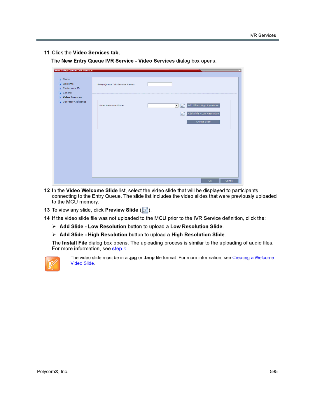 Polycom 1500/1800/2000/4000 manual IVR Services 