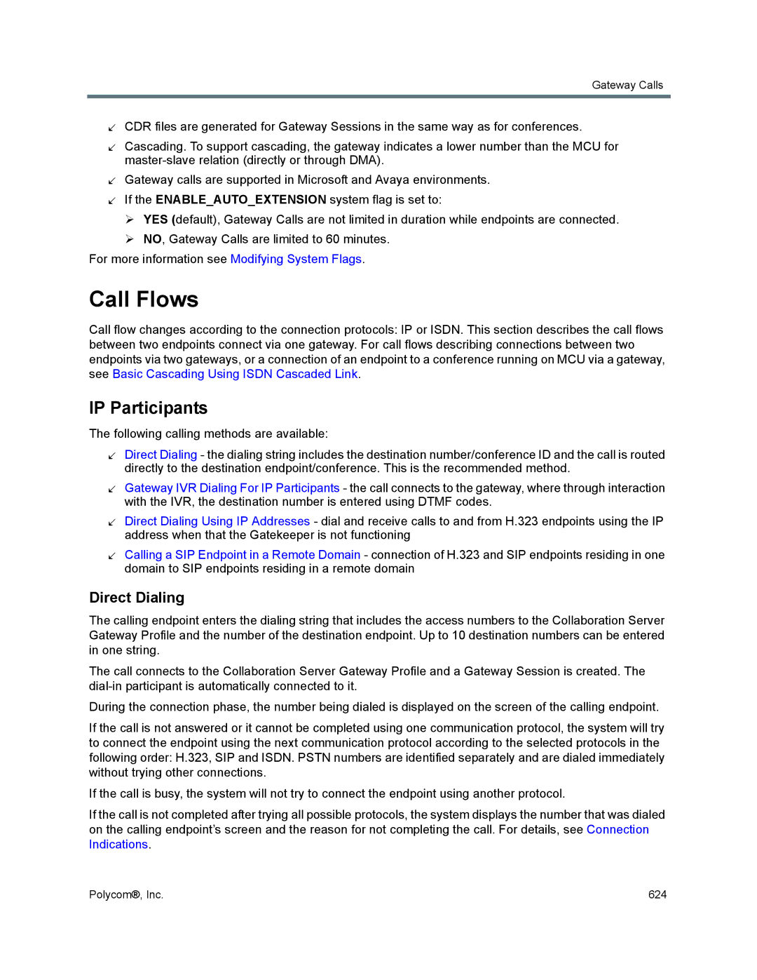 Polycom 1500/1800/2000/4000 manual Call Flows, IP Participants, Direct Dialing 