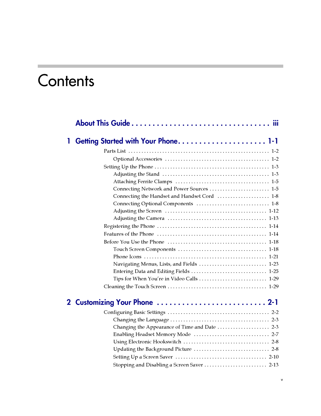 Polycom 1725-16824-001 manual Contents 