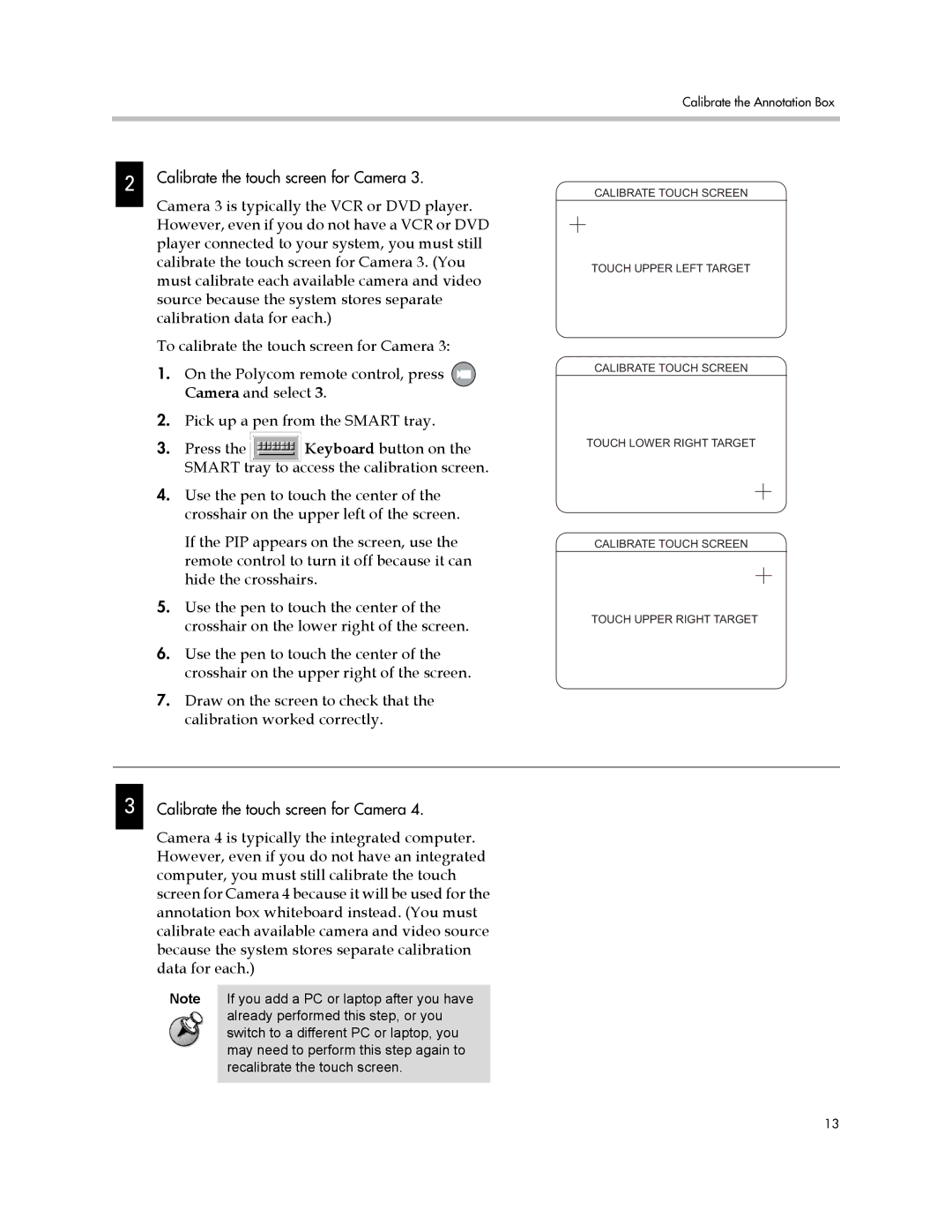 Polycom 1725-22886-001/A manual Calibrate the Annotation Box 