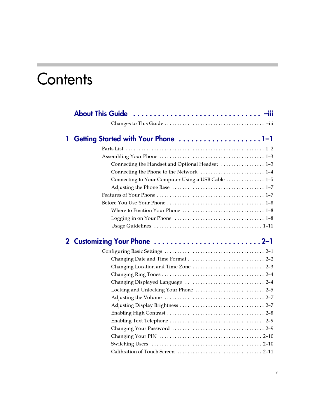 Polycom 1725-31402-001 manual Contents 