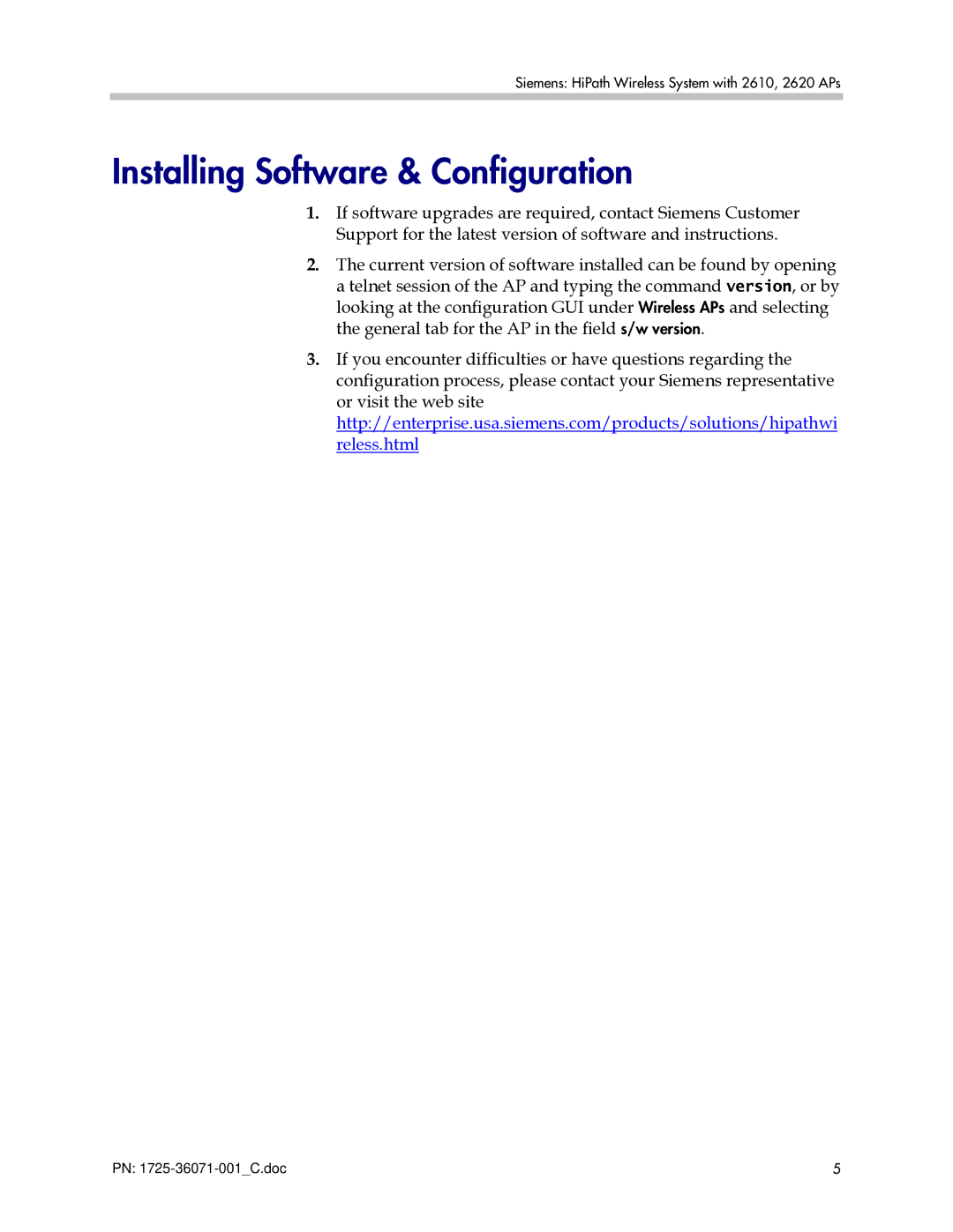 Polycom 1725-36071-001 manual Installing Software & Configuration 