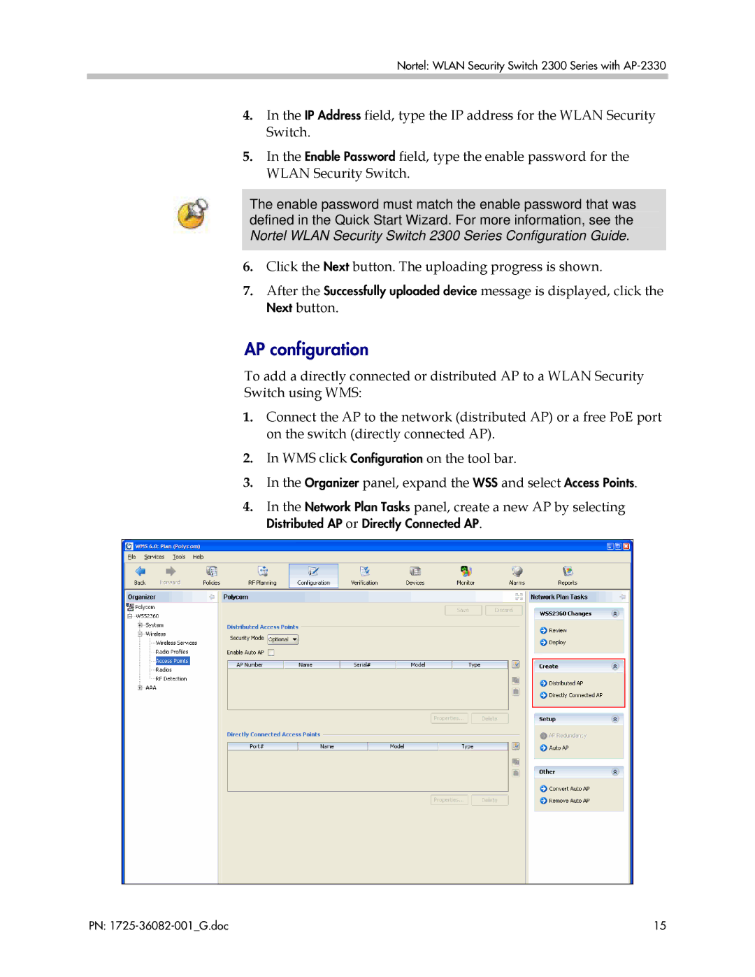 Polycom 1725-36082-001 manual Distributed AP or Directly Connected AP 