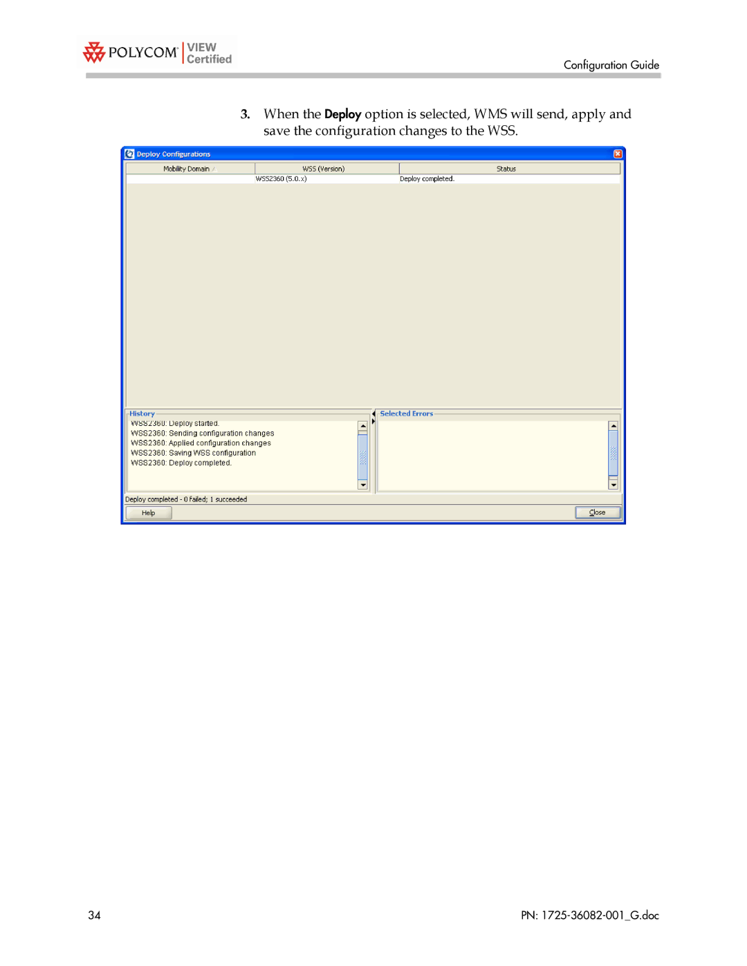 Polycom 1725-36082-001 manual Configuration Guide 