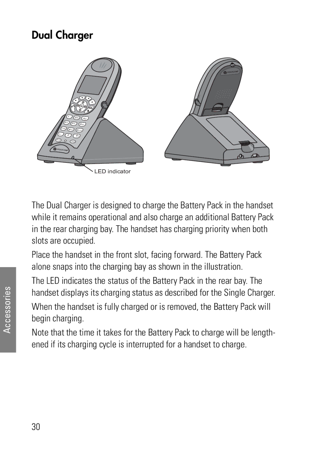 Polycom 1725-36092-001 manual Dual Charger 