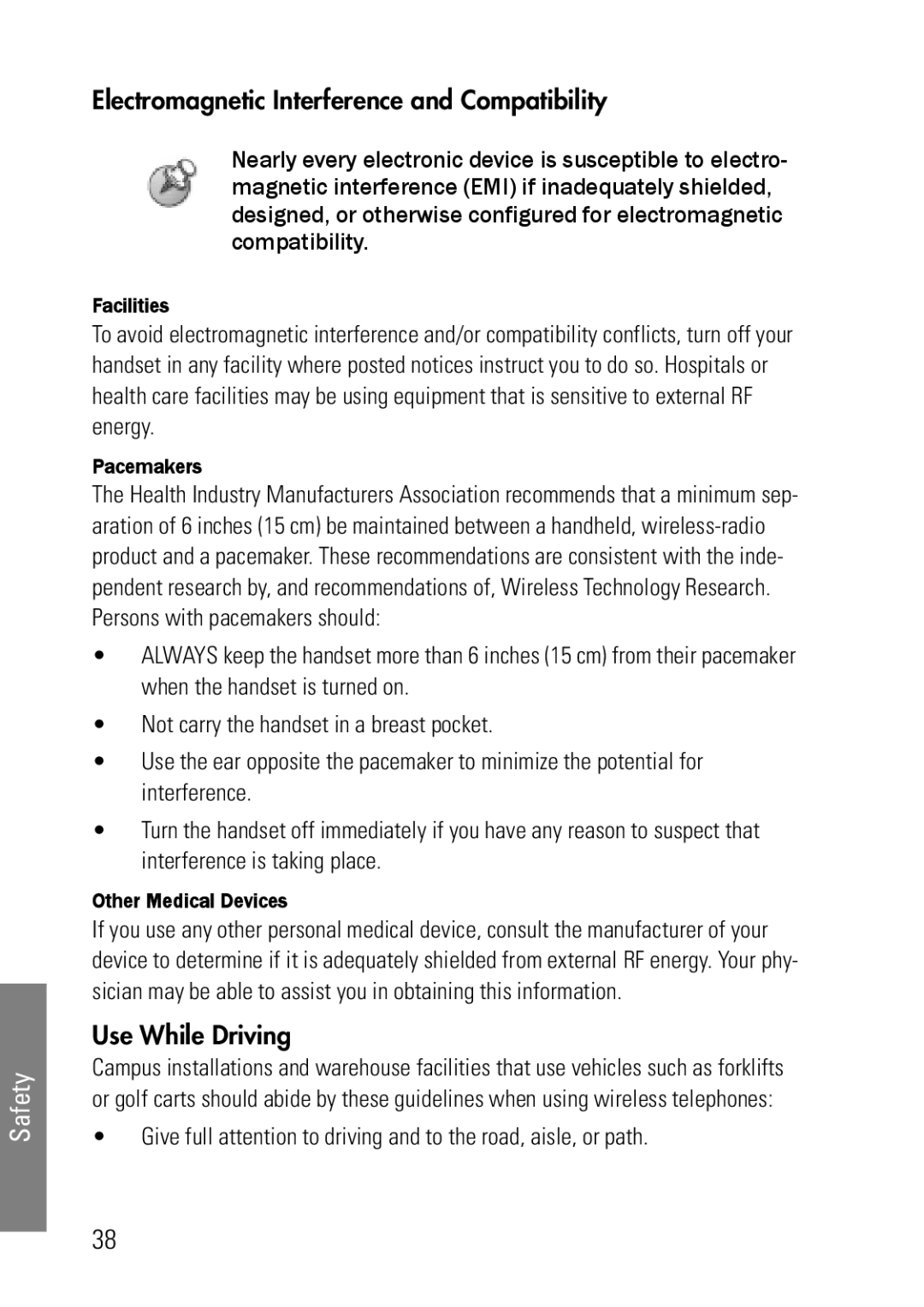 Polycom 1725-36092-001 manual Electromagnetic Interference and Compatibility, Use While Driving 