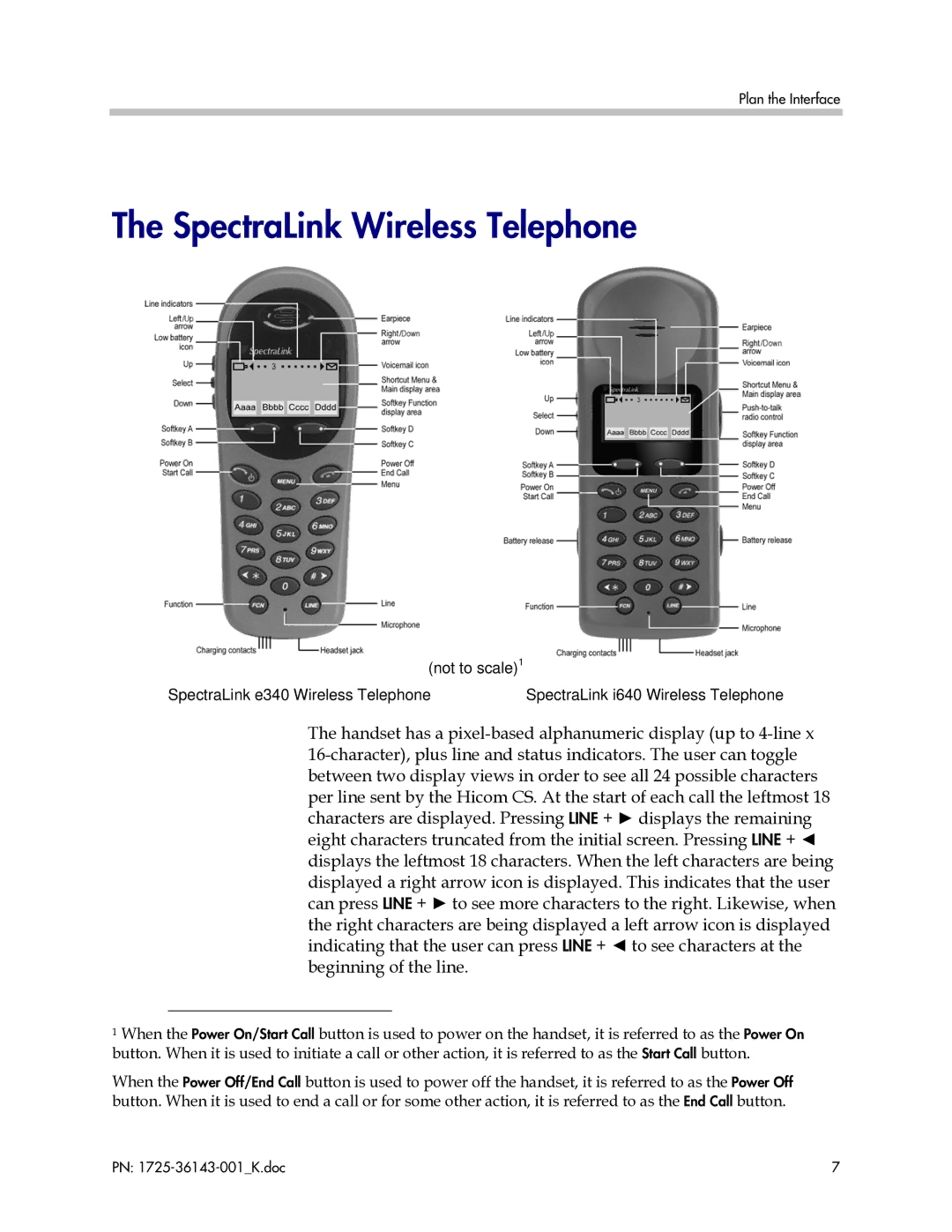 Polycom 1725-36143-001 manual SpectraLink Wireless Telephone 