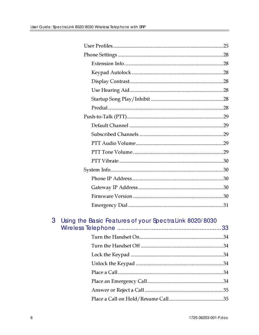 Polycom 1725-36203-001 manual User Profiles 