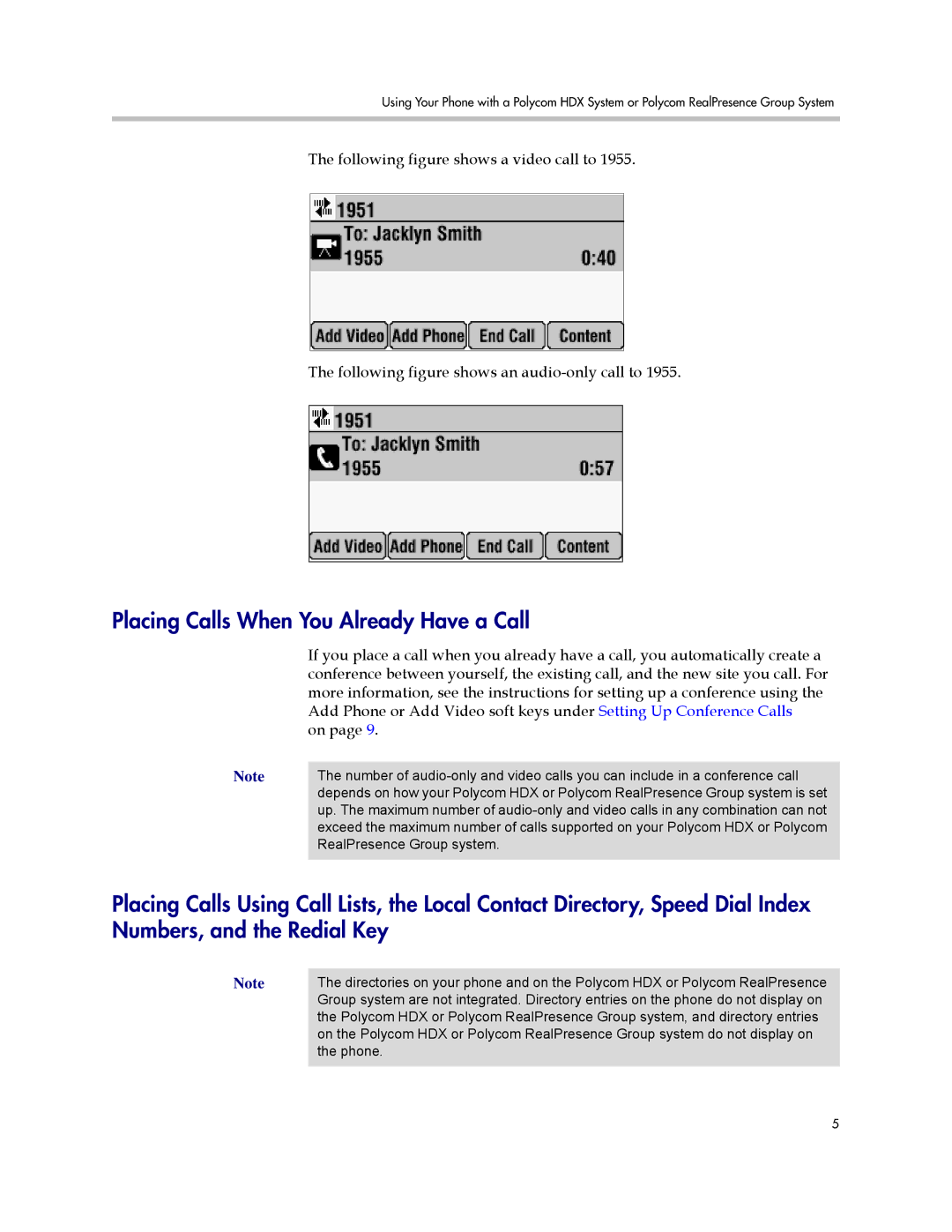 Polycom 1725-40120-001 manual Placing Calls When You Already Have a Call, Phone 