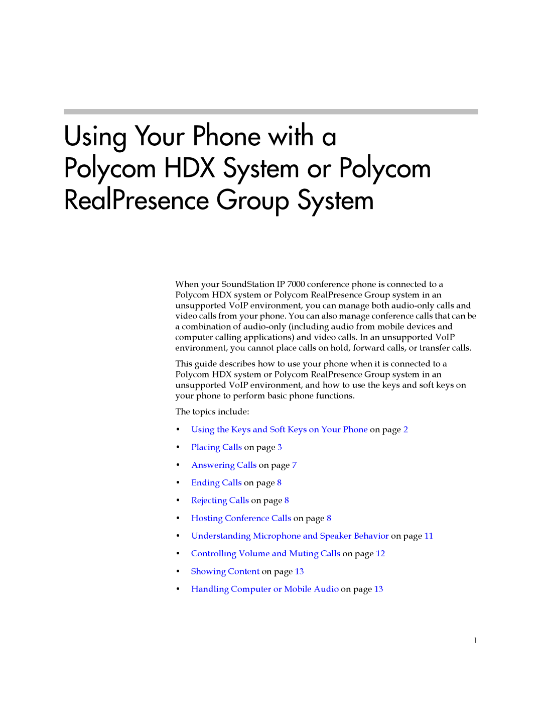 Polycom 1725-40120-001 manual 