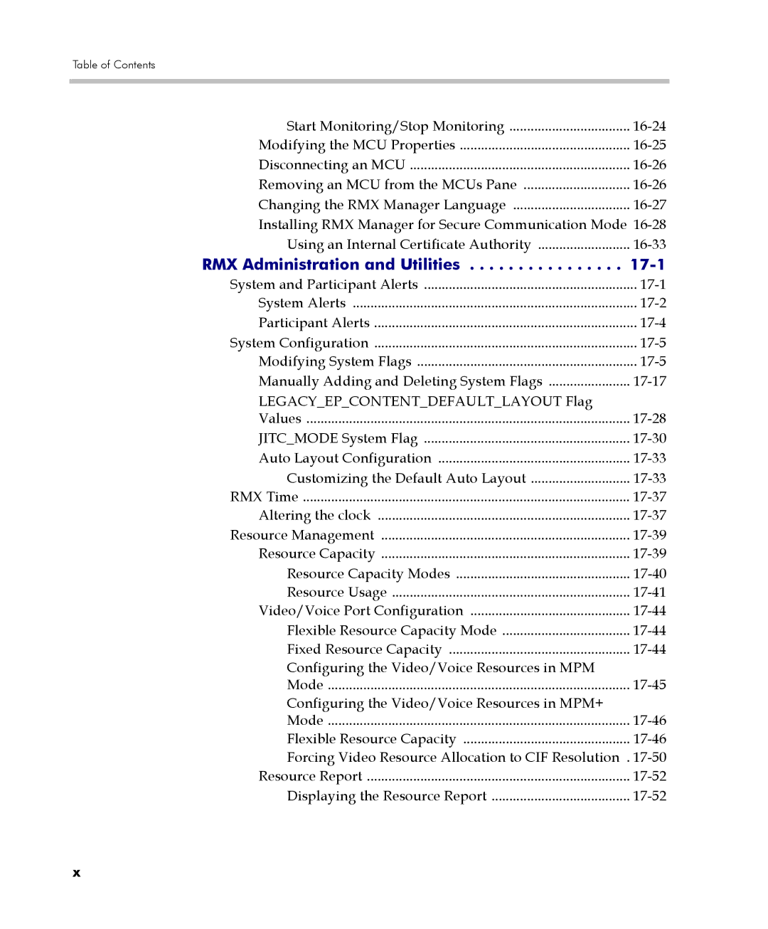 Polycom 2000/4000 manual RMX Administration and Utilities 