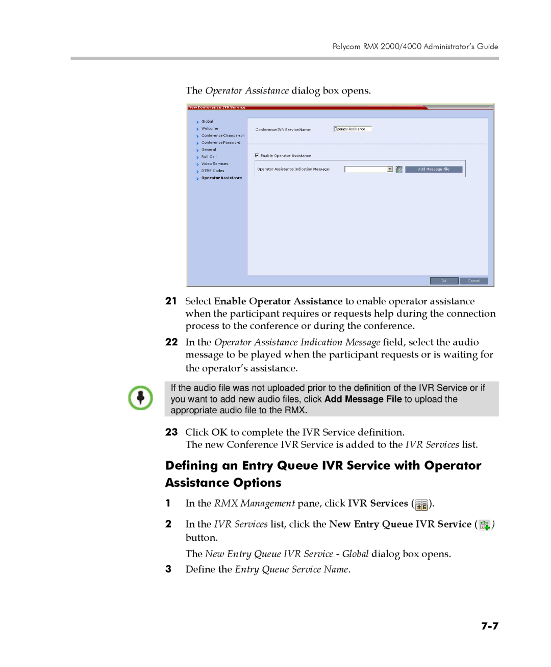 Polycom manual Polycom RMX 2000/4000 Administrator’s Guide 