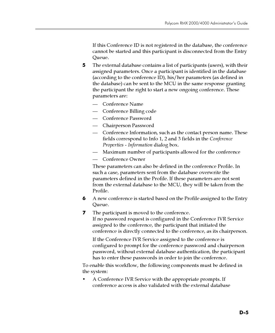 Polycom manual Polycom RMX 2000/4000 Administrator’s Guide 