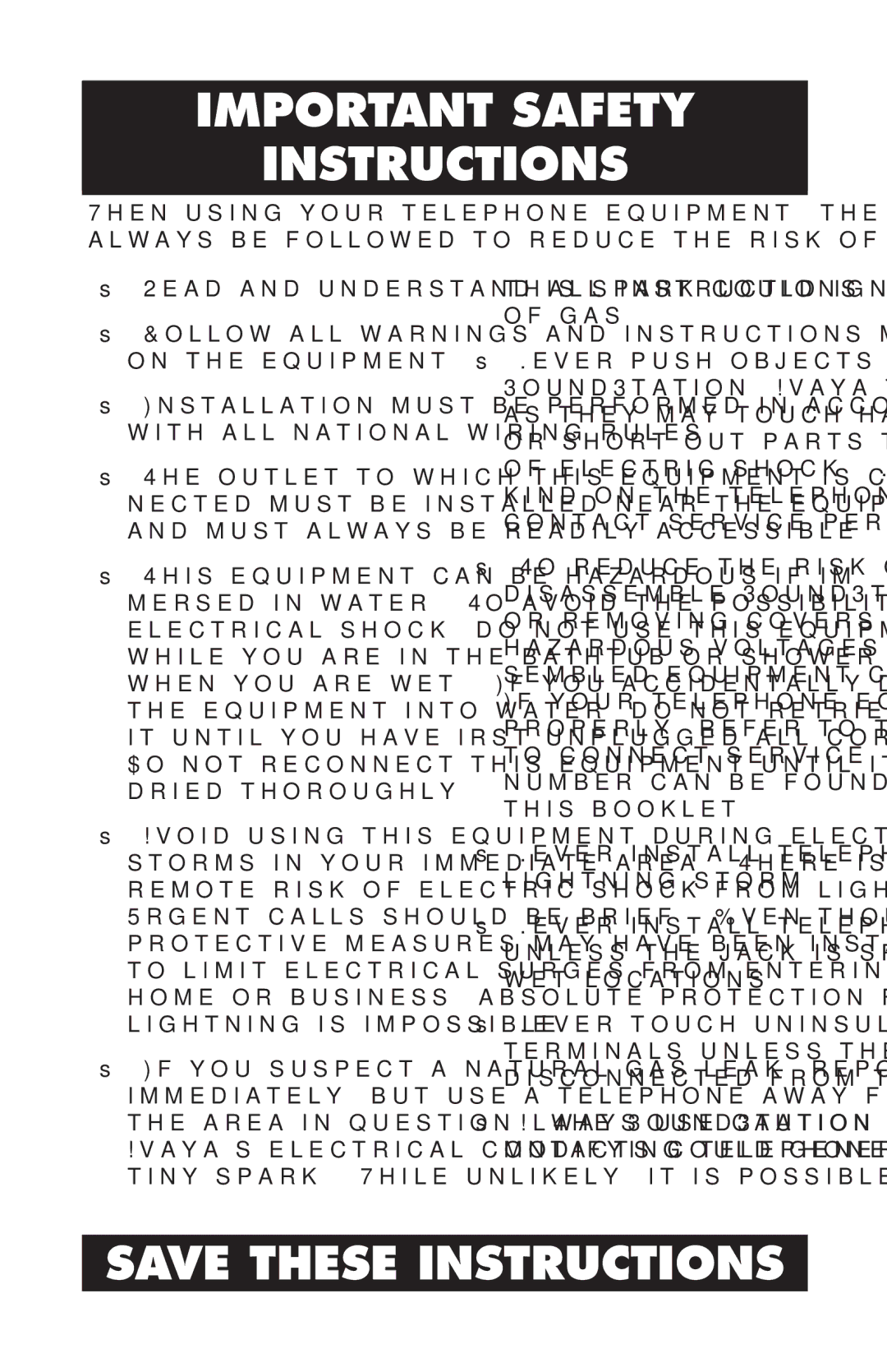 Polycom 2490 manual Important Safety Instructions 