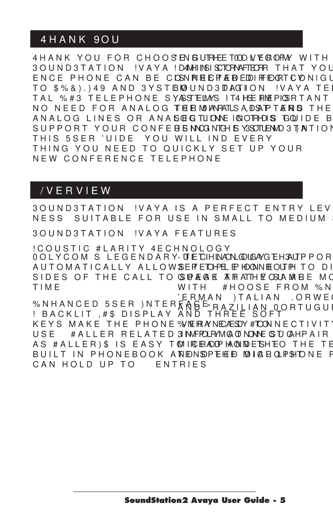 Polycom 2490 manual Thank You, Overview 