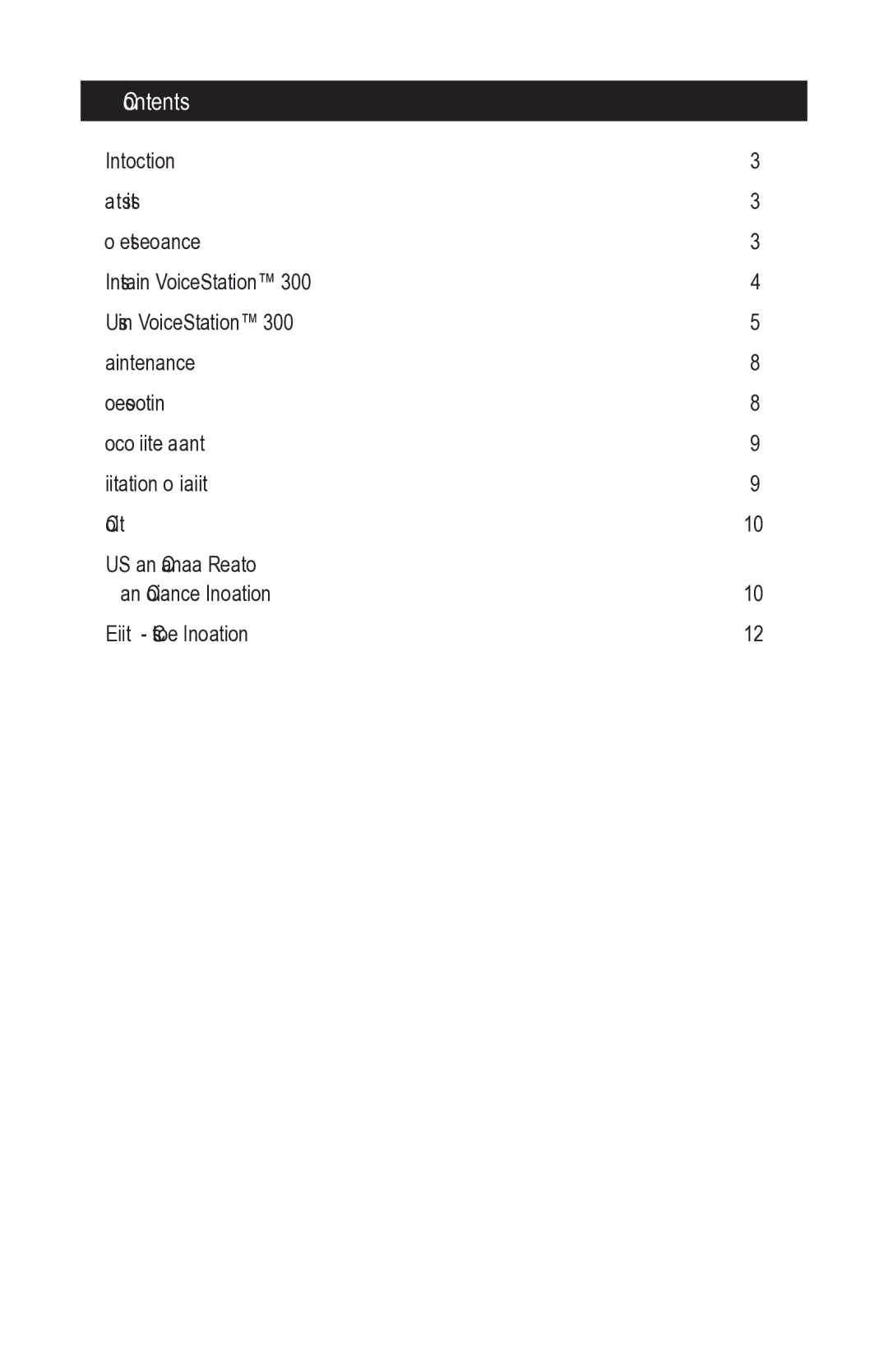 Polycom 300 manual Contents 