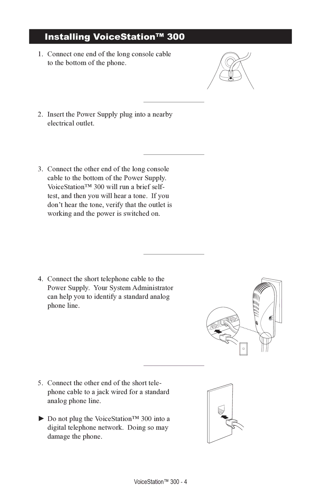 Polycom 300 manual Installing VoiceStation 