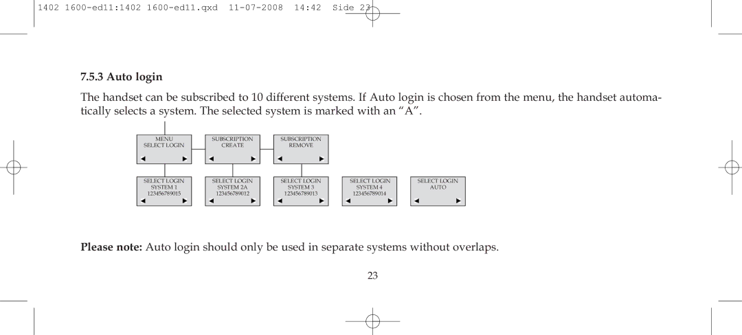 Polycom 3040 manual Auto login 