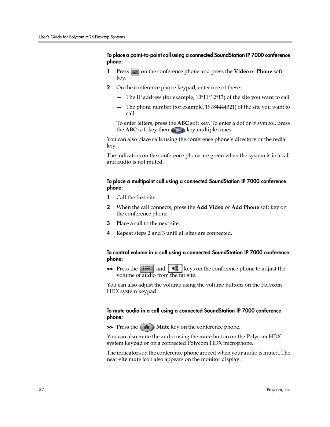 Polycom 3725-26470-004/A manual User’s Guide for Polycom HDX Desktop Systems 