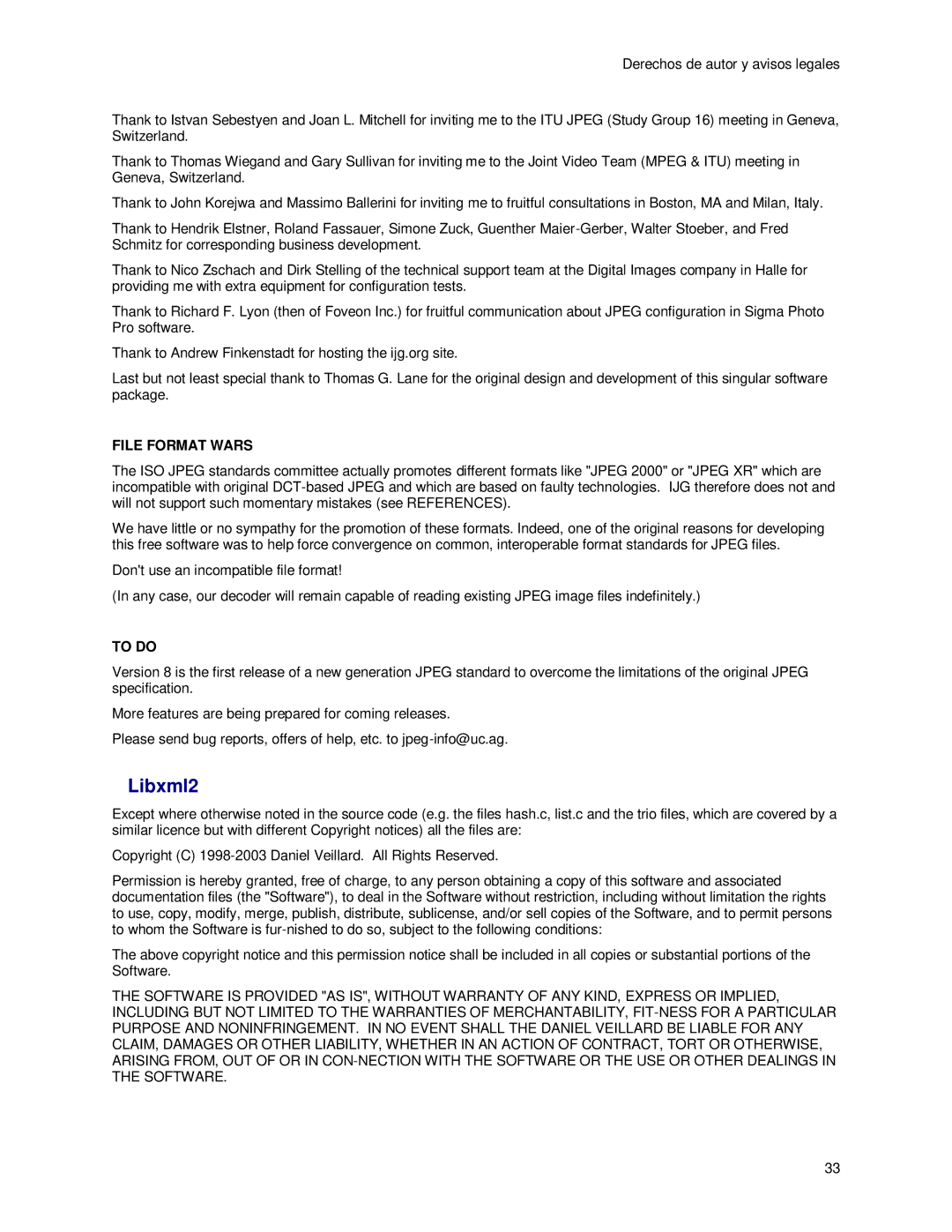 Polycom 3725-26798-002 manual Libxml2, File Format Wars 