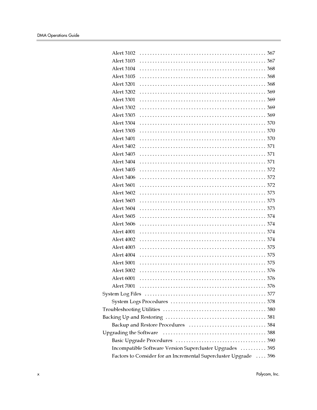 Polycom 3725-76302-001LI manual DMA Operations Guide 