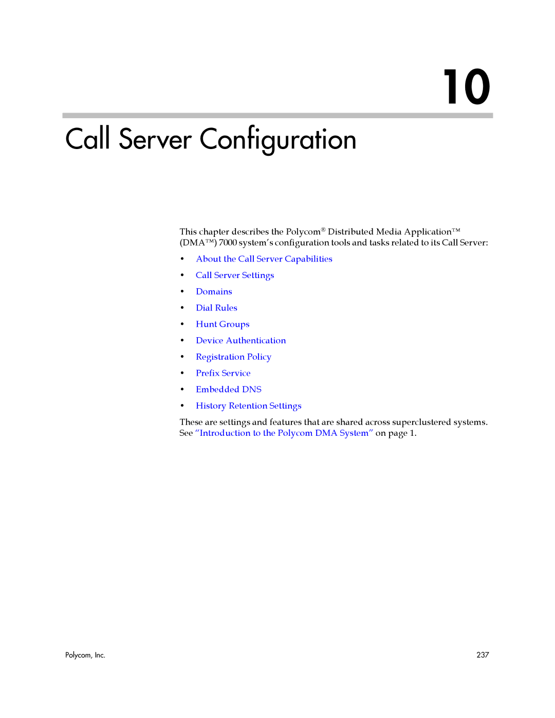 Polycom 3725-76302-001LI manual Call Server Configuration 