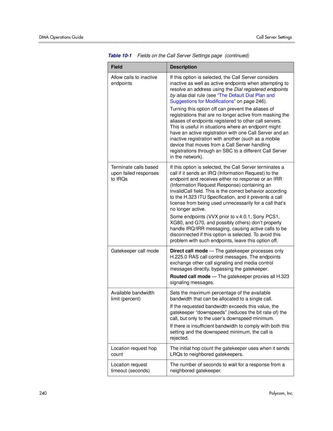 Polycom 3725-76302-001LI manual By alias dial rule see The Default Dial Plan, Suggestions for Modifications on 