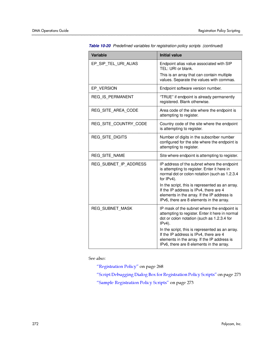 Polycom 3725-76302-001LI manual Epversion 