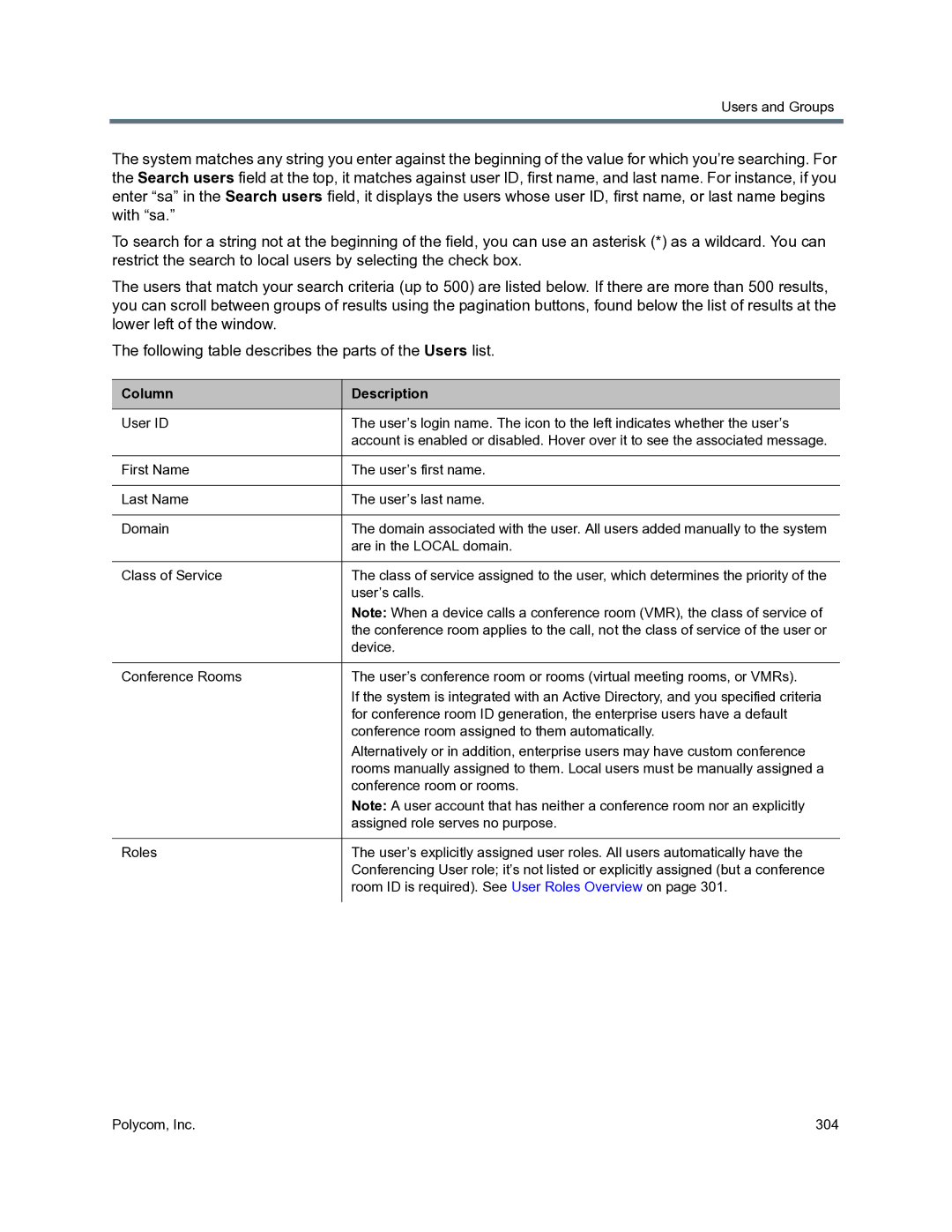 Polycom 3725-76302-001O manual Are in the Local domain 