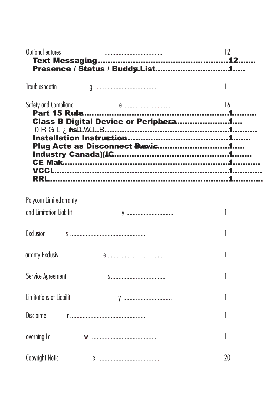 Polycom 4000 SIP 2.2 manual Part 15 Rules 