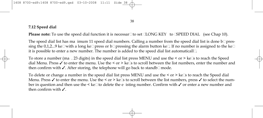 Polycom 4020 manual Speed dial 