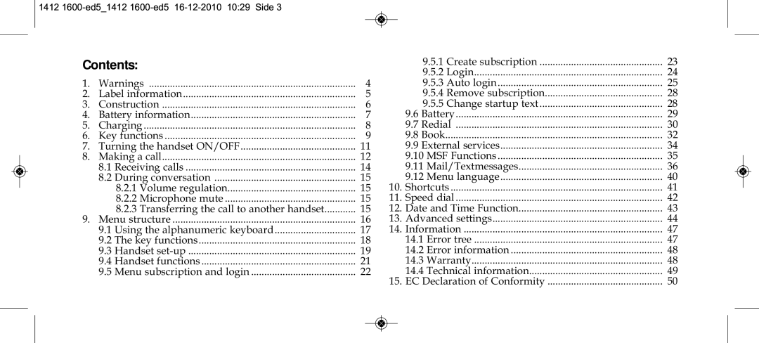 Polycom 4080 manual Contents 