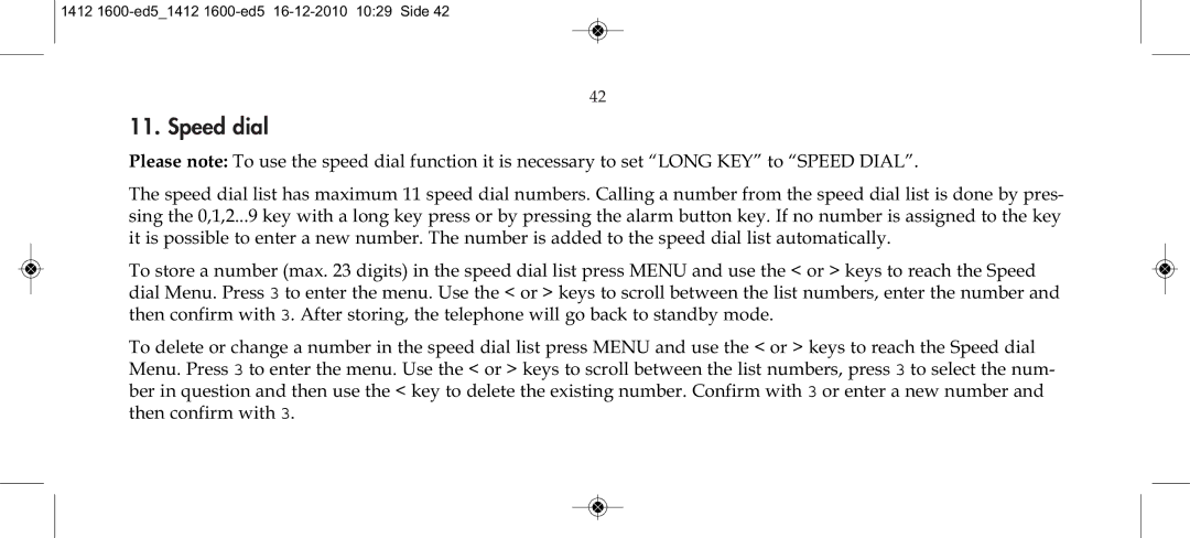 Polycom 4080 manual Speed dial 