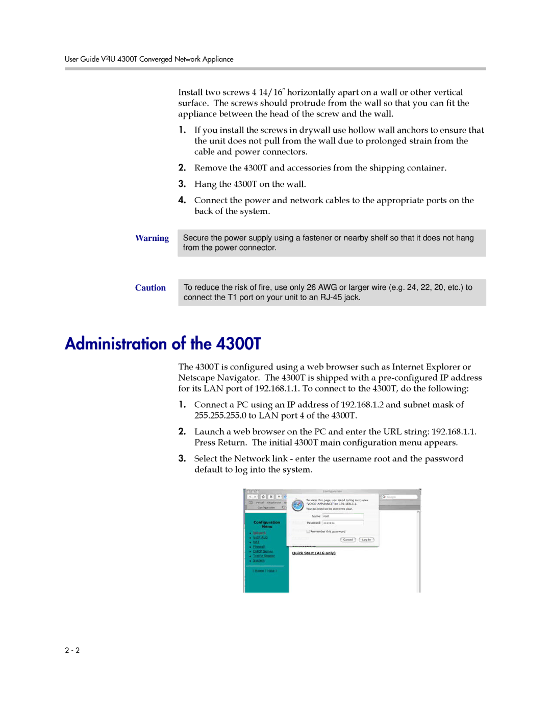 Polycom manual Administration of the 4300T 