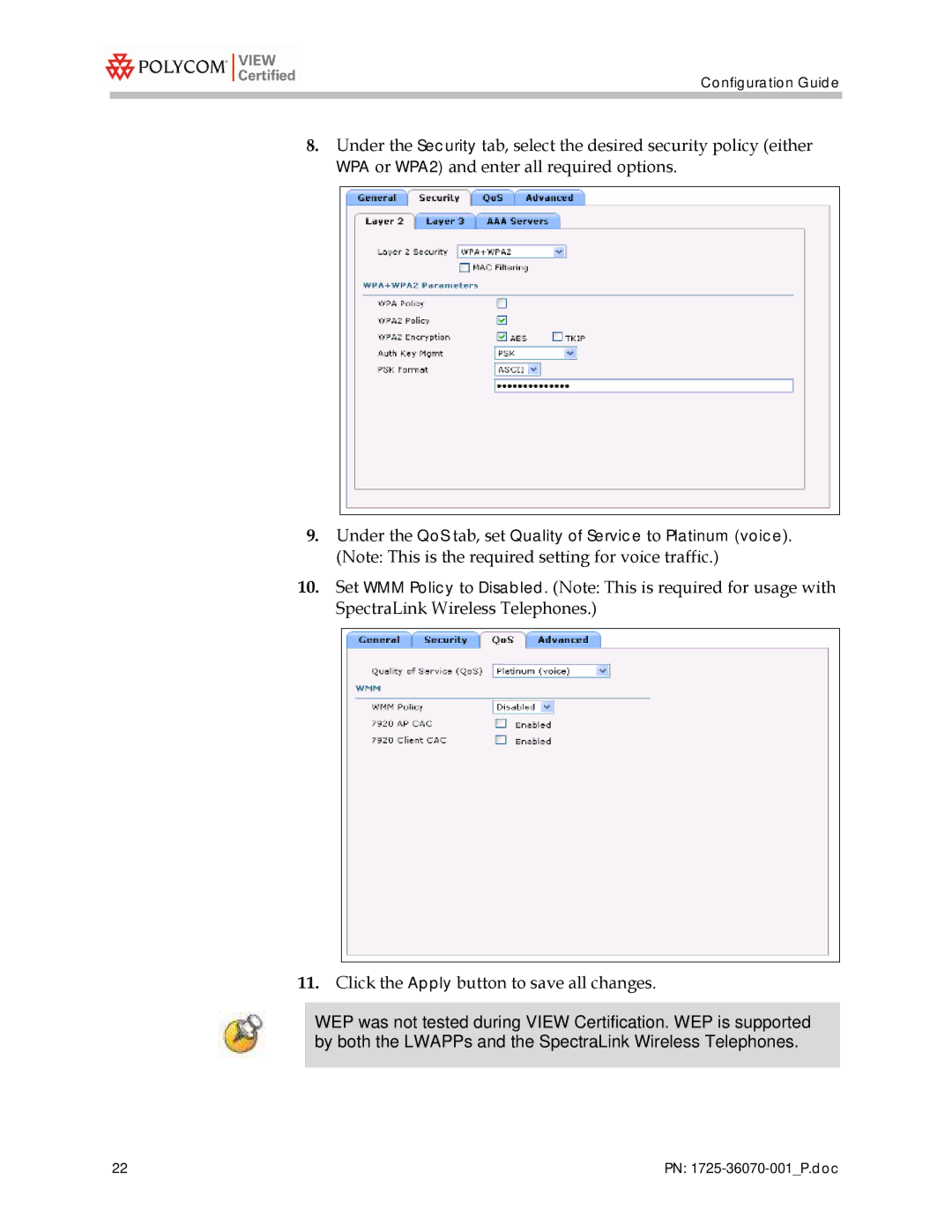 Polycom 4400 manual Configuration Guide 