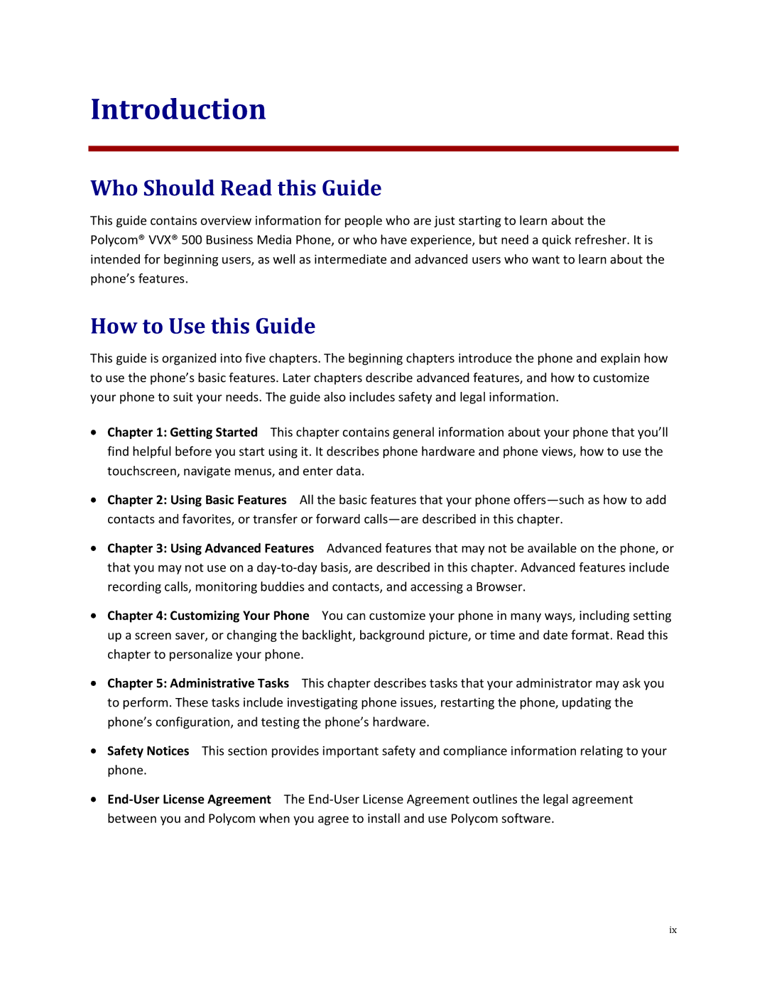 Polycom 500 manual Who Should Read this Guide, How to Use this Guide 