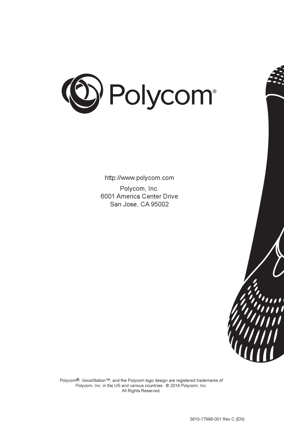 Polycom 500 manual Polycom, Inc America Center Drive San Jose, CA 