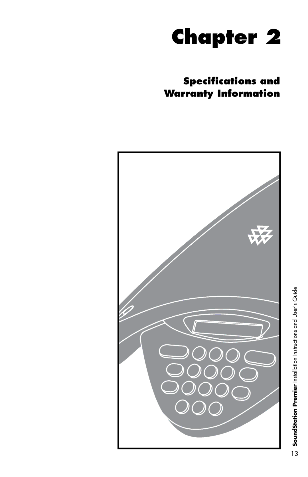 Polycom 550D, 500D installation instructions Specifications Warranty Information 