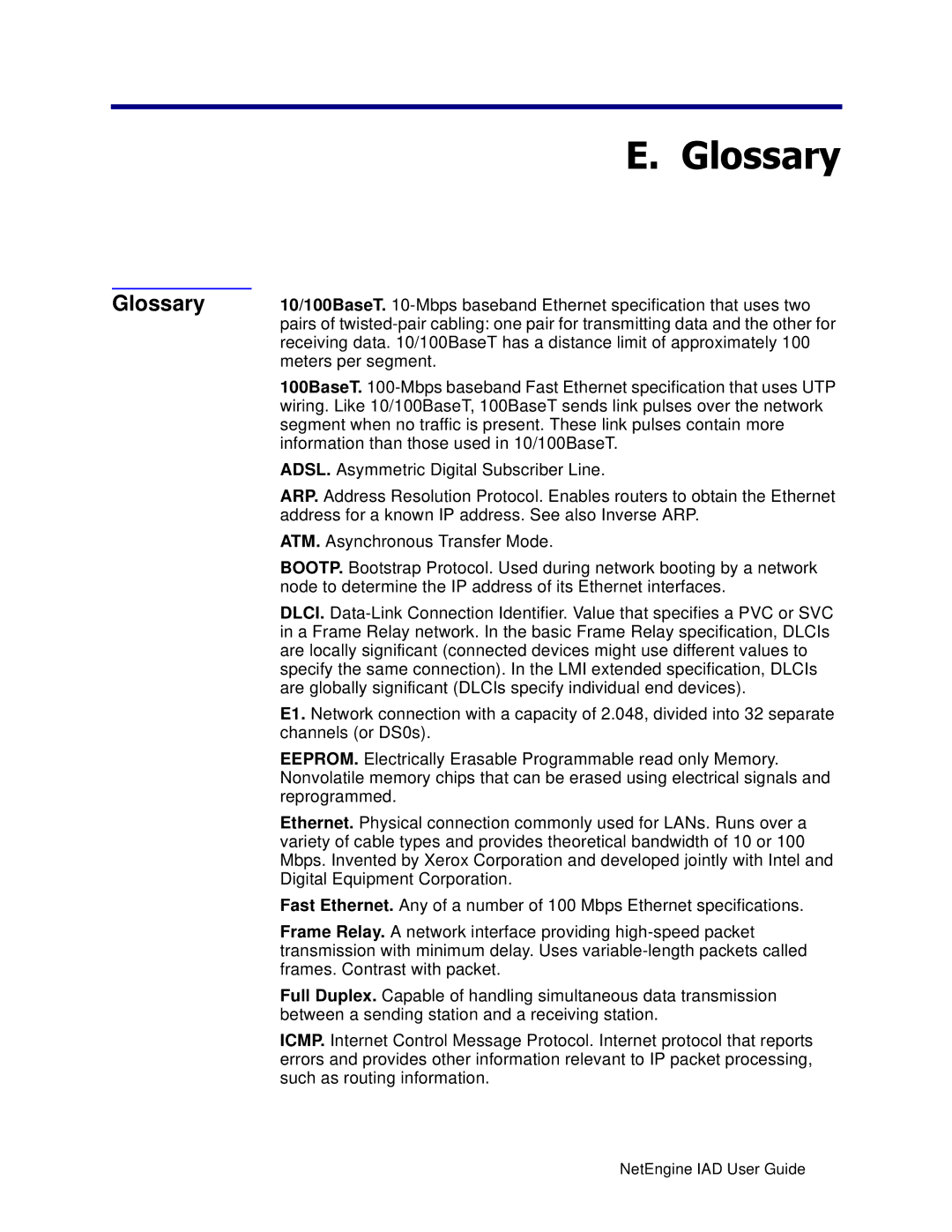 Polycom 6000, 7000 manual Glossary 