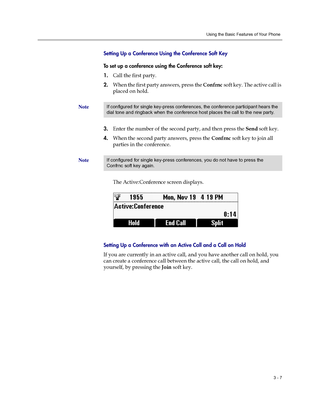 Polycom 6000 manual ActiveConference screen displays 