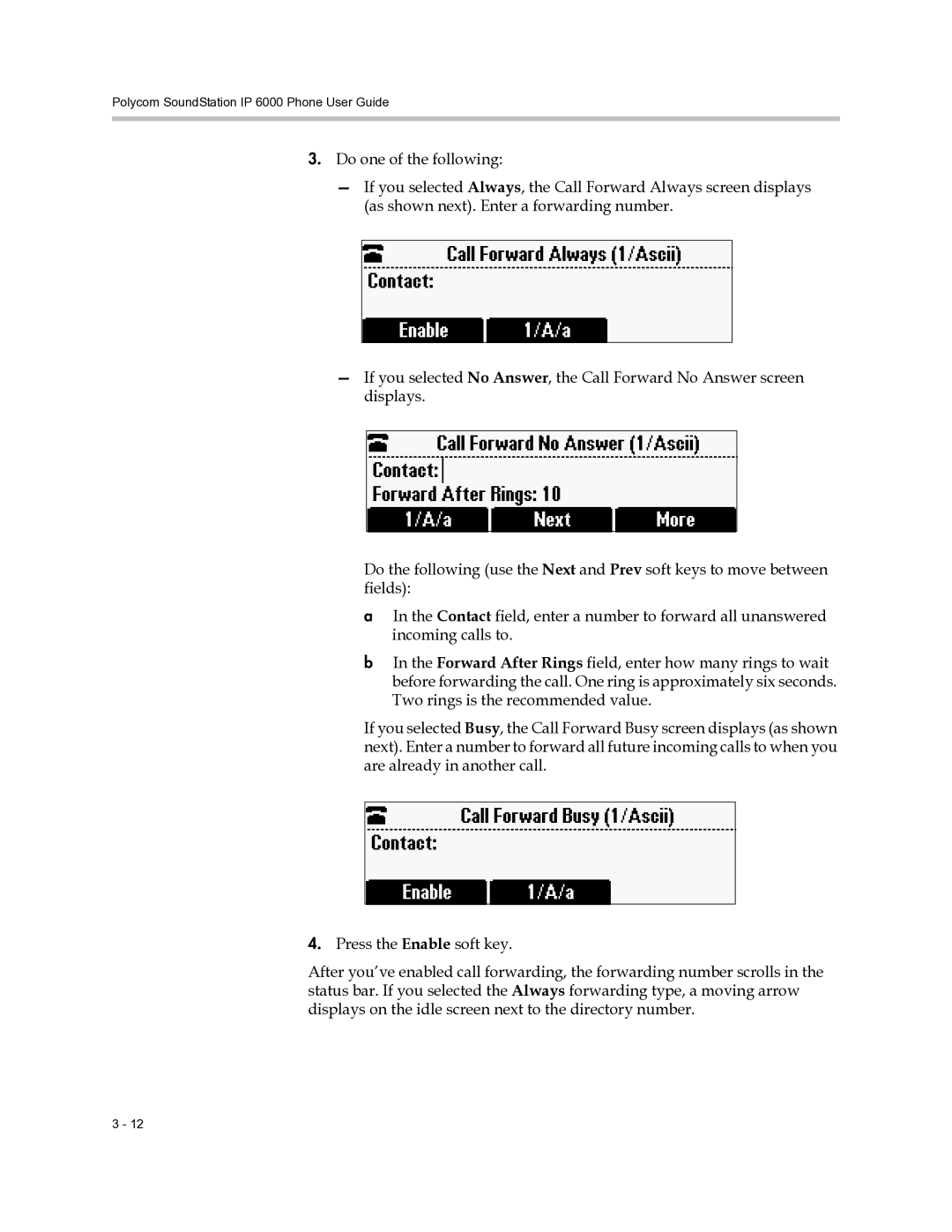 Polycom manual Polycom SoundStation IP 6000 Phone User Guide 