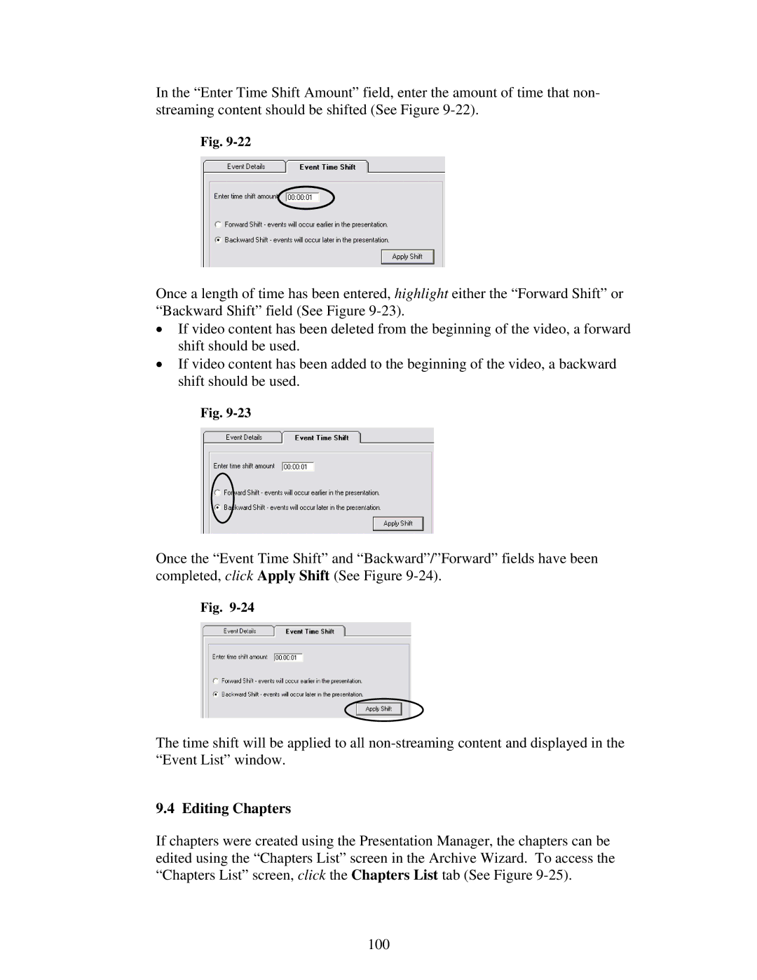 Polycom 6.1 user manual Editing Chapters 